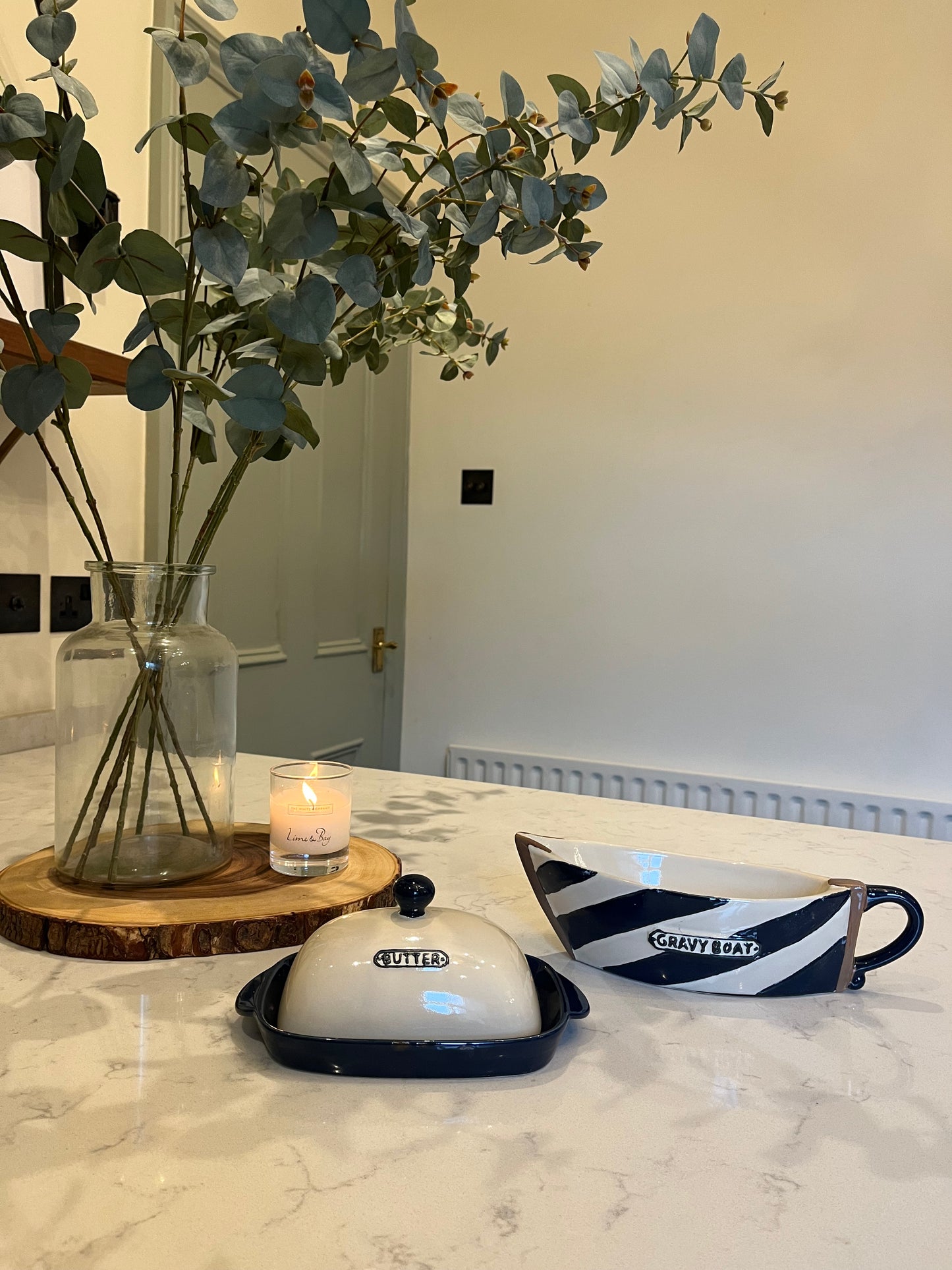 Farmhouse butter dish