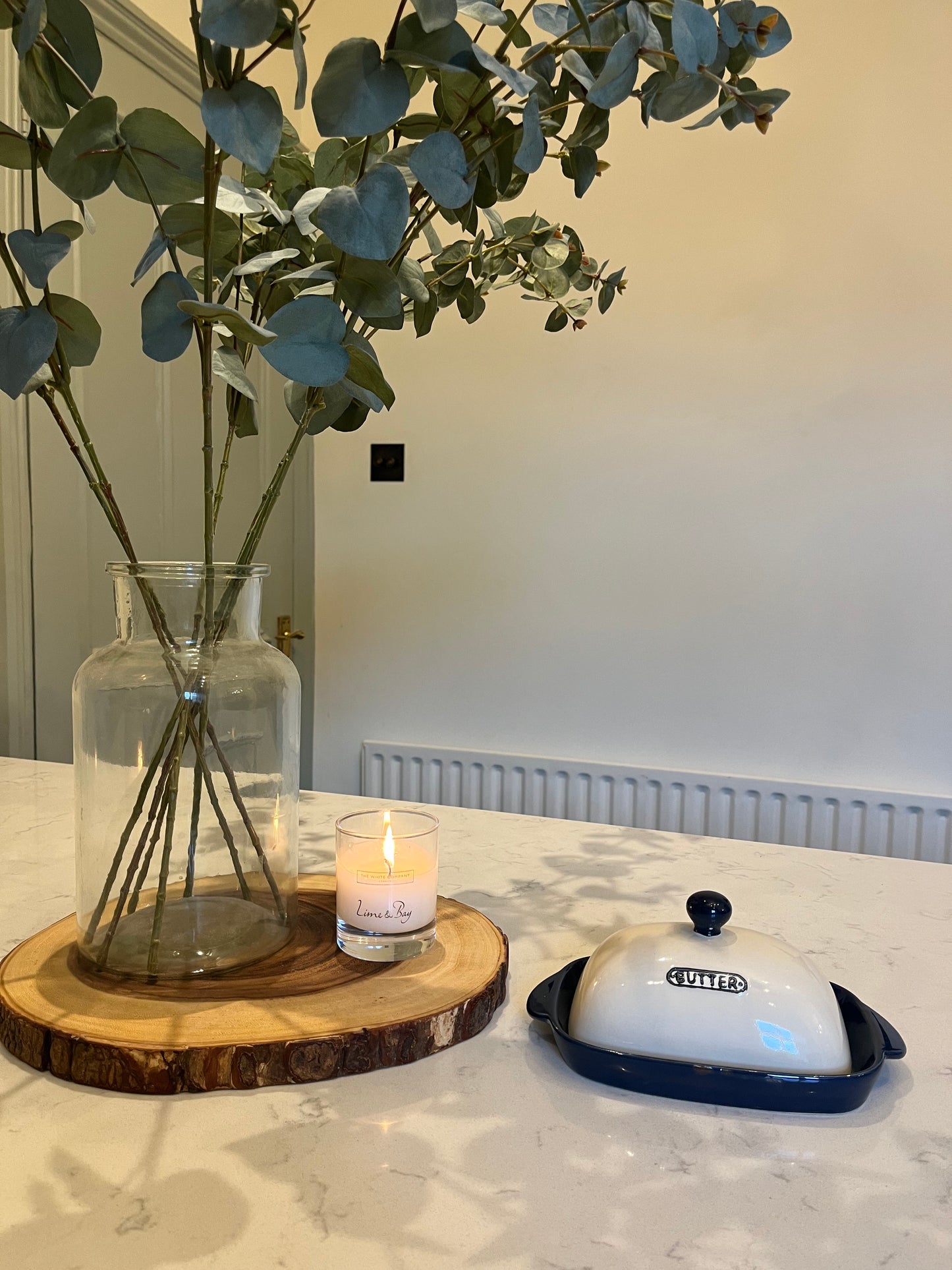 Farmhouse butter dish