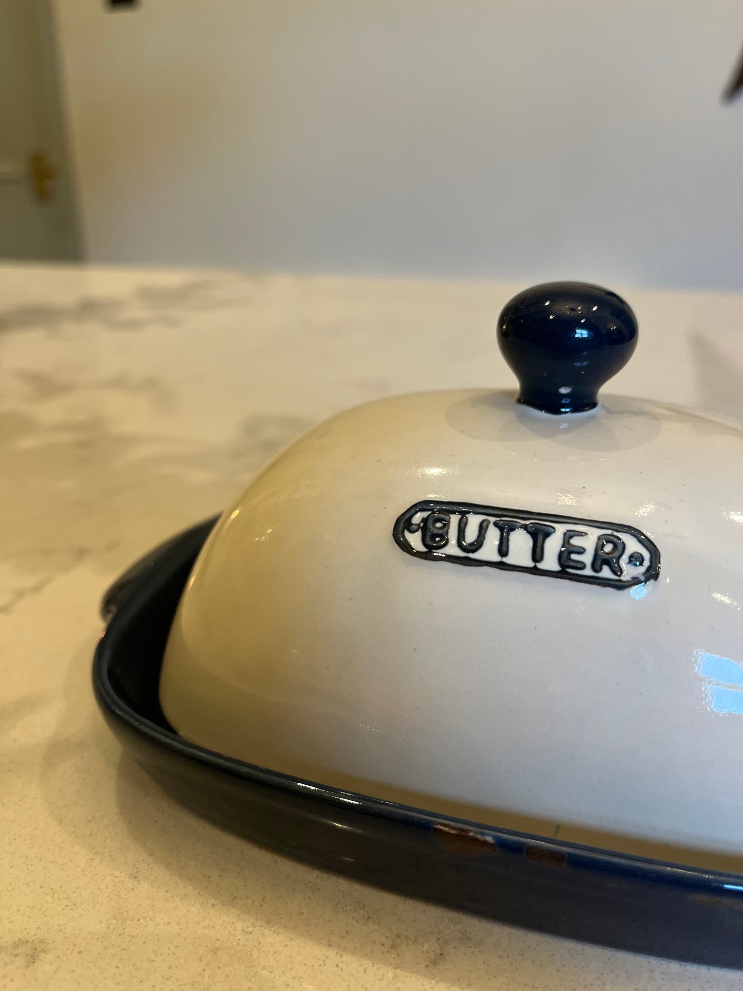 Farmhouse butter dish