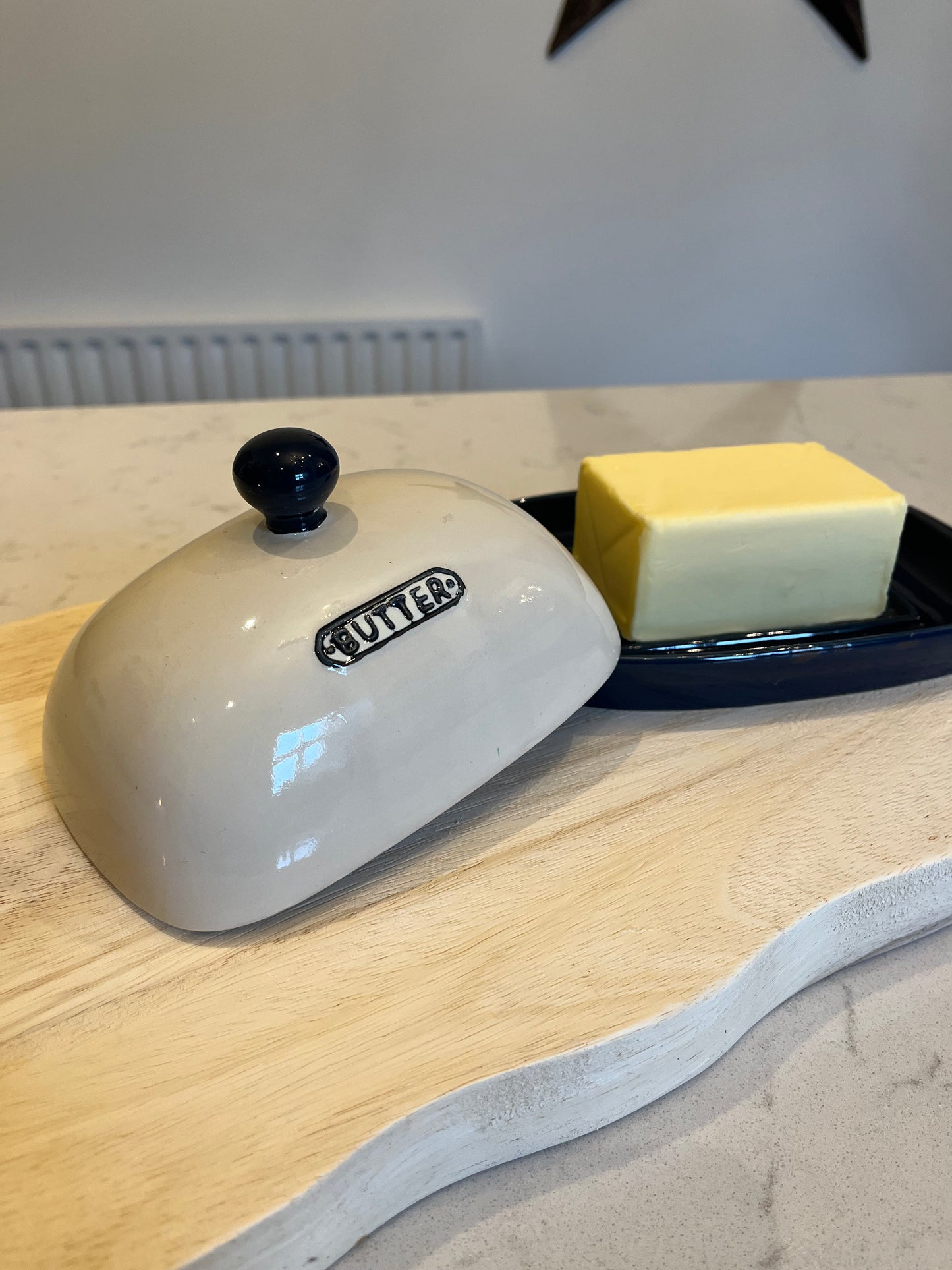 Farmhouse butter dish