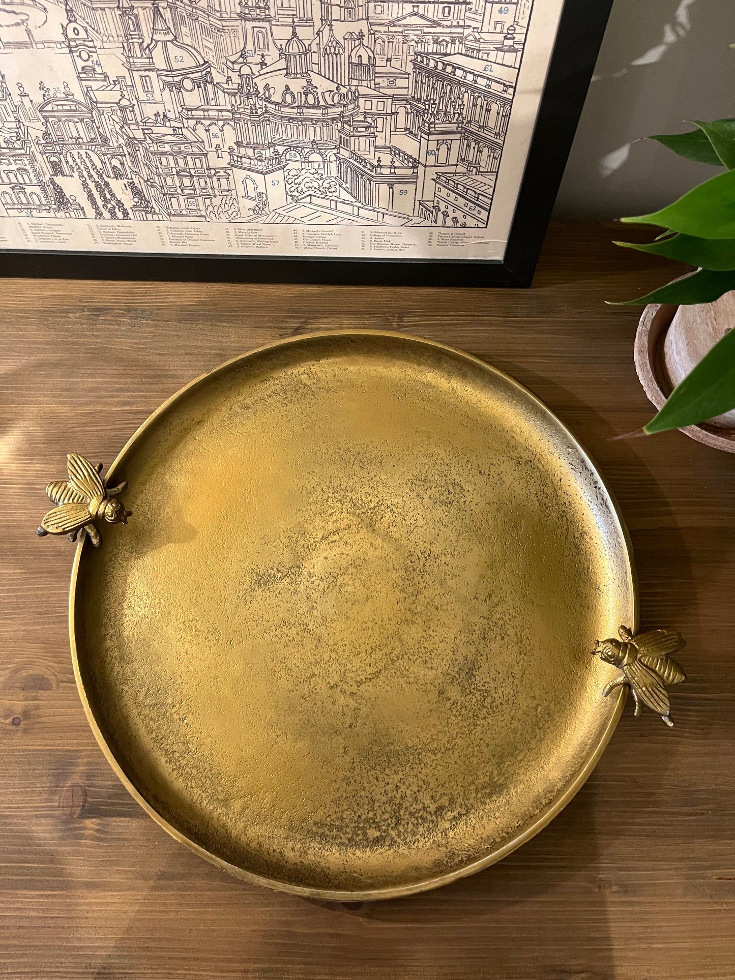 Large Bee Platter